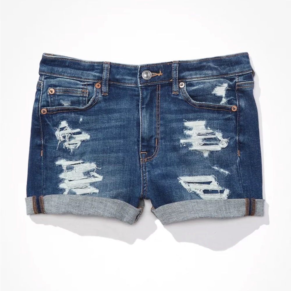 American Eagle Super Stretch Demim Shorts Good Condition Medium Wash